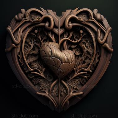 3D модель Игра сердце тьмы (STL)